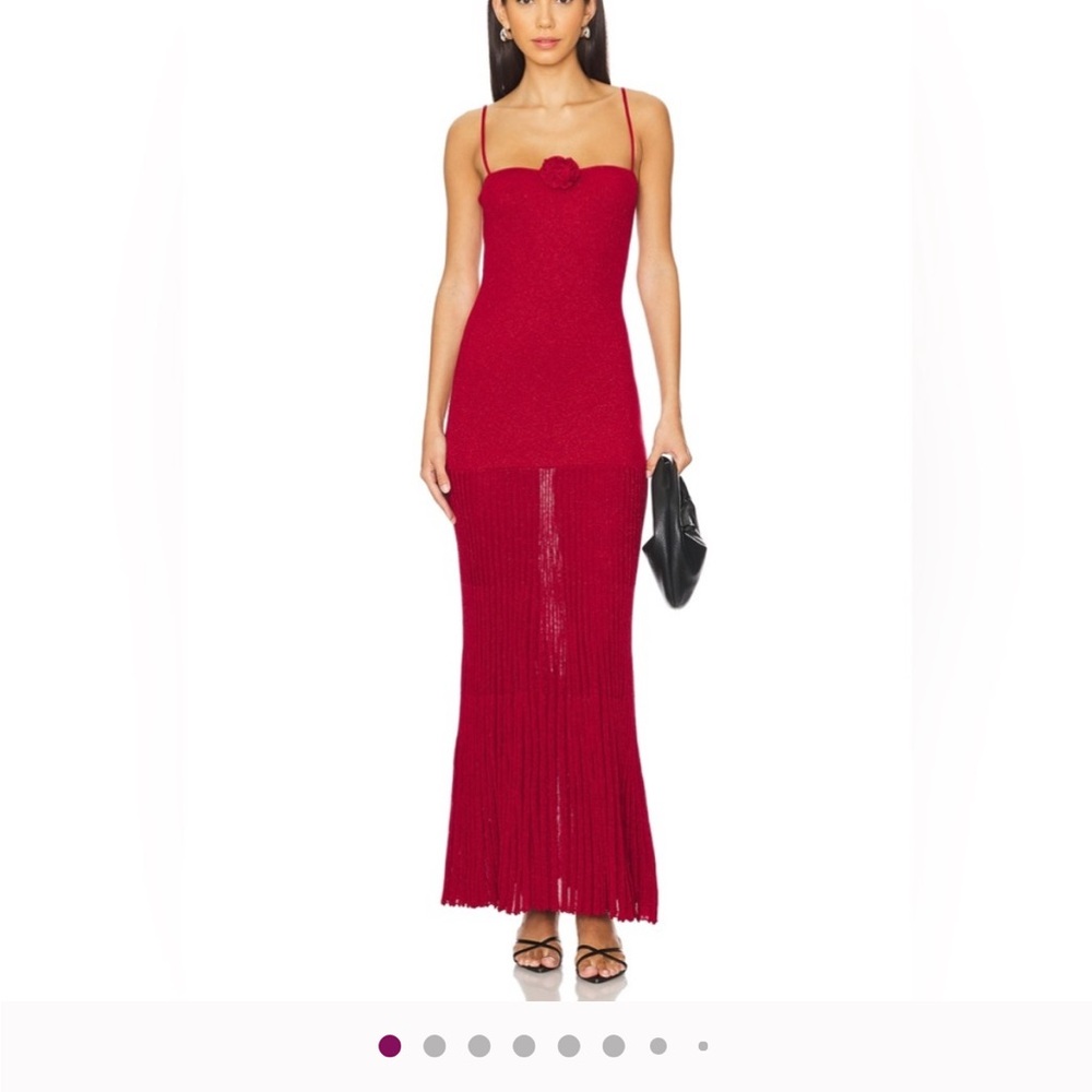 Loves & Friends Red Aster Evening Gown